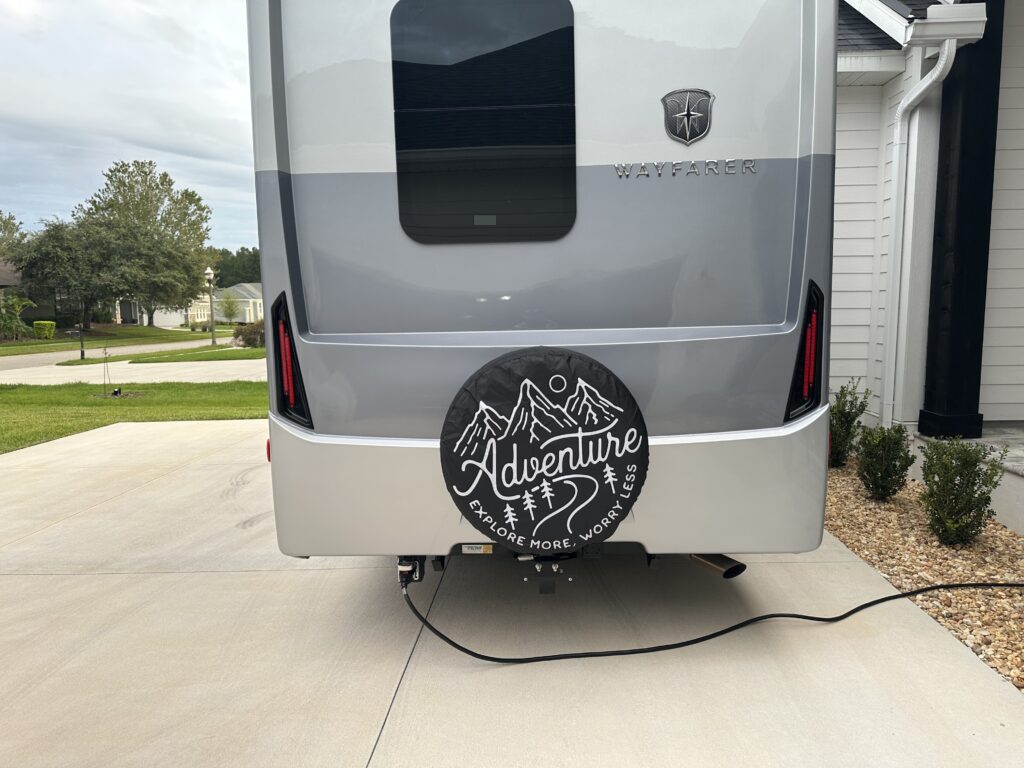 Adding a spare tire to your Tiffin Wayfarer or other small motorhome